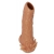 Телесная насадка с усиками и открытой головкой Nude Sleeve L - 14 см. - KOKOS - в Евпатории купить с доставкой