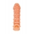 Телесная закрытая насадка с пупырышками Cock Sleeve Size M - 15,6 см. - KOKOS - в Евпатории купить с доставкой