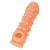 Телесная закрытая насадка с пупырышками Cock Sleeve Size L - 17,6 см. - KOKOS - в Евпатории купить с доставкой