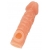 Телесная закрытая насадка с шершавой головкой Cock Sleeve Size M - 15,6 см. - KOKOS - в Евпатории купить с доставкой
