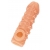 Телесная закрытая насадка с пучками шишечек Cock Sleeve Size M - 15,6 см. - KOKOS - в Евпатории купить с доставкой