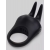 Черное эрекционное виброкольцо Sensation Rechargeable Vibrating Rabbit Love Ring - Fifty Shades of Grey - в Евпатории купить с доставкой