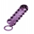 Закрытая фиолетовая насадка с пупырышками SAMURAI PENIS SLEEVE PURPLE - 14,5 см. - NMC - в Евпатории купить с доставкой