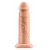 Телесный реалистичный фаллоимитатор с полостью Silicone Hollow Extension - 20 см. - Pipedream - купить с доставкой в Евпатории