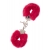 Металлические наручники с красной меховой опушкой METAL HANDCUFF WITH PLUSH RED - Dream Toys - купить с доставкой в Евпатории