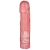 Розовая фаллическая насадка Vac-U-Lock 8  Crystal Jellies Dong - 20,3 см. - Doc Johnson - купить с доставкой в Евпатории