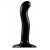 Черный фаллоимитатор-насадка Strap-On-Me P G spot Dildo size S - 16,4 см. - Strap-on-me - купить с доставкой в Евпатории