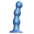 Голубая насадка Strap-On-Me Dildo Plug Balls size S - Strap-on-me - купить с доставкой в Евпатории