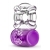 Фиолетовое эрекционное виброкольцо Pleaser Rechargeable C-Ring - Blush Novelties - в Евпатории купить с доставкой