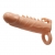 Телесная удлиняющая насадка Penis Sleeve Emmitt - 17 см. - Baile - в Евпатории купить с доставкой