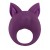 Фиолетовое перезаряжаемое эрекционное кольцо Kitten Kiki - Lola Games - в Евпатории купить с доставкой