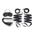 Эротический набор 4PC Bondage Bed Strap   Flogger Kit - Lux Fetish - купить с доставкой в Евпатории