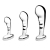 Набор из 3 стальных стимуляторов простаты Stainless Steel P-spot Training Set - b-Vibe - в Евпатории купить с доставкой