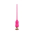 Розовый тонкий стимулятор Nipple Vibrator - 23 см. - I-MOON - купить с доставкой в Евпатории