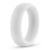 Белое люминесцентное эрекционное кольцо Silicone Glo Cock Ring - Blush Novelties - в Евпатории купить с доставкой