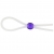 Прозрачное лассо с фиолетовой бусиной SILICONE COCK RING WITH BEAD LAVENDER - NMC - в Евпатории купить с доставкой