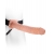 Фаллопротез телесного цвета Hollow Strap-On - 29 см. - Pipedream - купить с доставкой в Евпатории