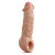 Телесная насадка-удлинитель Intrepid 9.25 Inch Realistic Penis Extender Sleeve - 23,5 см. - Blush Novelties - в Евпатории купить с доставкой