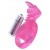 Розовая вибронасадка со стимулятор клитора   Язычок - Toyfa Basic - в Евпатории купить с доставкой