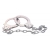 Наручники из металла с длинной цепочкой CHROME HANDCUFFS METAL HANDCUFFS W. KEY - NMC - купить с доставкой в Евпатории