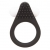 Чёрное эрекционное кольцо LIT-UP SILICONE STIMU RING 1 BLACK - Dream Toys - в Евпатории купить с доставкой