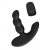 Черный силиконовый стимулятор простаты Levett Nitoc с пультом ДУ - Levett - в Евпатории купить с доставкой