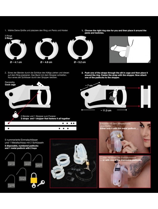 Набор для мужского пояса верности Cock Cage Set - Orion - купить с доставкой в Евпатории