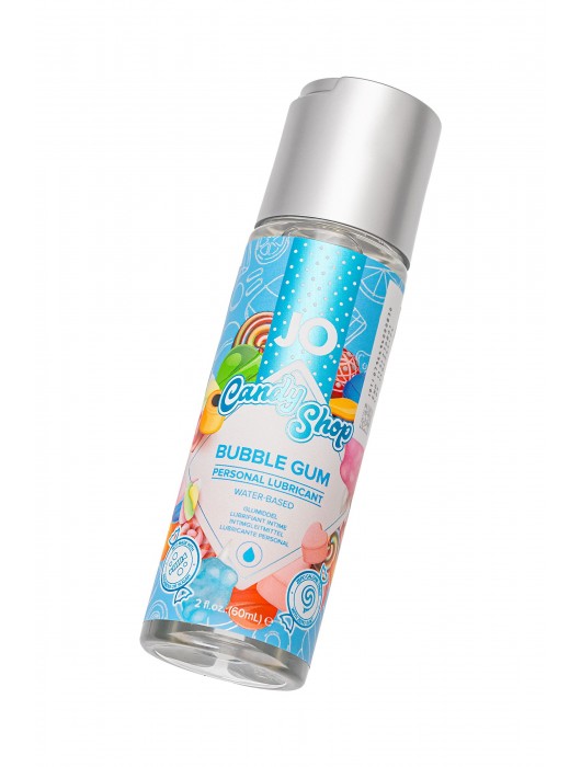 Смазка на водной основе Candy Shop Bubblegum с ароматом жвачки - 60 мл. - System JO - купить с доставкой в Евпатории