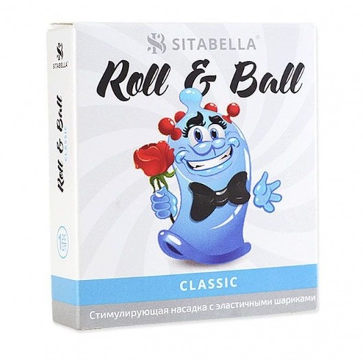 стимулирующий презерватив-насадка Roll   Ball Classic - Sitabella - купить с доставкой в Евпатории