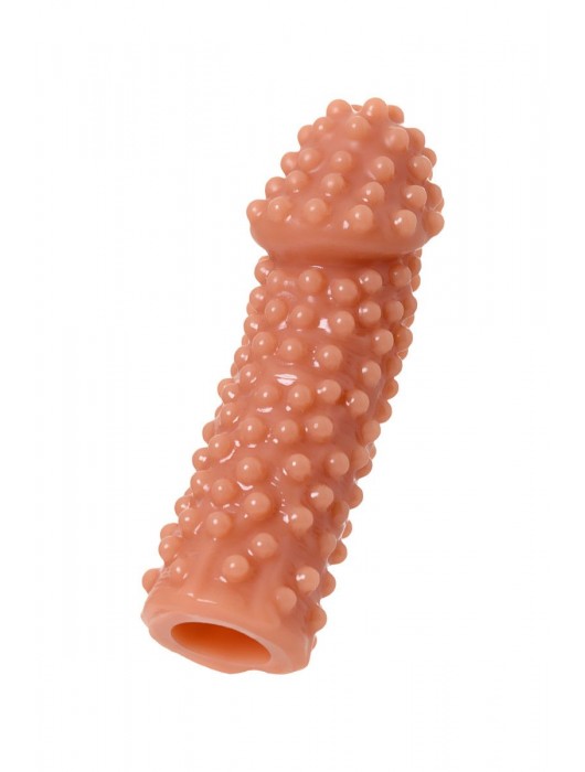 Телесная насадка на фаллос с бугорками KOKOS Extreme Sleeve 10 - 15,8 см. - KOKOS - в Евпатории купить с доставкой