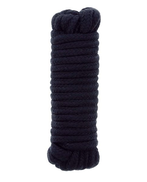 Чёрная веревка для связывания BONDX LOVE ROPE - 5 м. - Dream Toys - купить с доставкой в Евпатории