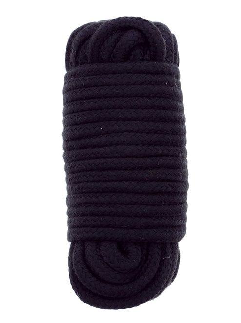 Черная веревка для связывания BONDX LOVE ROPE - 10 м. - Dream Toys - купить с доставкой в Евпатории