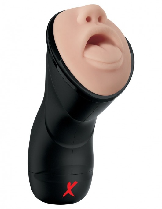 Мастурбатор-ротик Deep Throat Vibrating Stroker - Pipedream - в Евпатории купить с доставкой