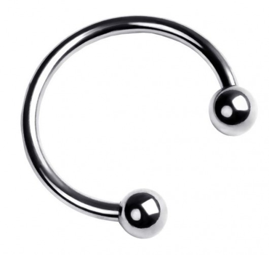 Серебристая подкова на головку пениса - ToyFa - купить с доставкой в Евпатории