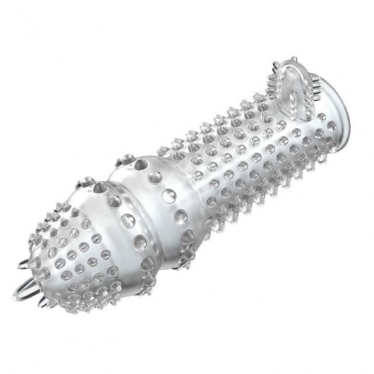 Закрытая прозрачная насадка Crystal sleeve - 14,2 см. - Erowoman-Eroman - в Евпатории купить с доставкой