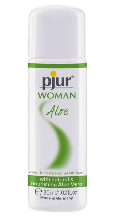 Лубрикант на водной основе pjur WOMAN Aloe - 30 мл. - Pjur - купить с доставкой в Евпатории