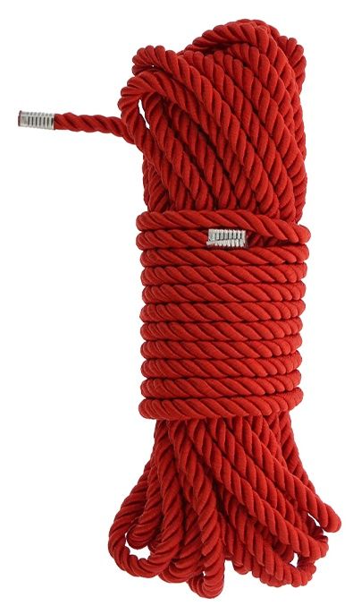 Красная веревка DELUXE BONDAGE ROPE - 10 м. - Dream Toys - купить с доставкой в Евпатории