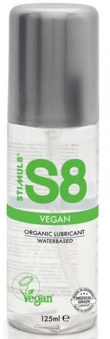 Веганский лубрикант на водной основе S8 Vegan Lube - 125 мл. - Stimul8 - купить с доставкой в Евпатории