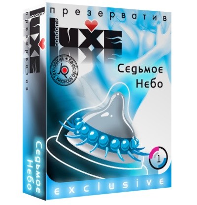 Презерватив LUXE  Exclusive  Седьмое небо  - 1 шт. - Luxe - купить с доставкой в Евпатории