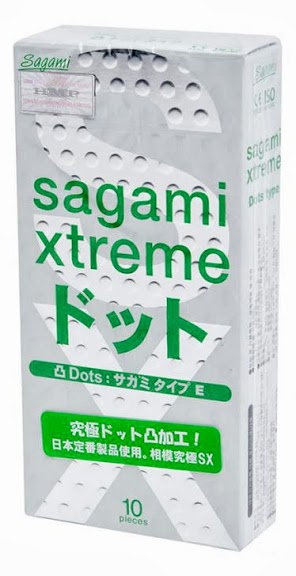 Презервативы Sagami Xtreme Type-E с точками - 10 шт. - Sagami - купить с доставкой в Евпатории