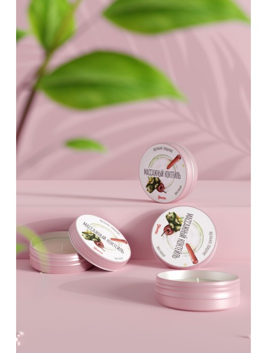 Массажная свеча «Массажный коктейль» с ароматом пина колады - 30 мл. - ToyFa - купить с доставкой в Евпатории