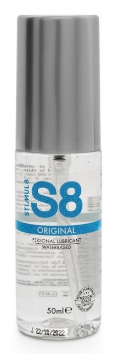 Универсальный лубрикант на водной осноdе S8 Original Lube - 50 мл. - Stimul8 - купить с доставкой в Евпатории