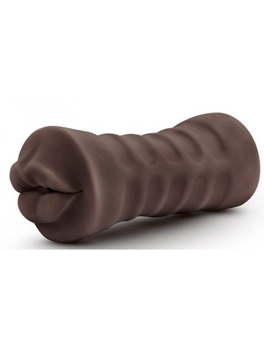 Коричневый мастурбатор-ротик Renee - Blush Novelties - в Евпатории купить с доставкой