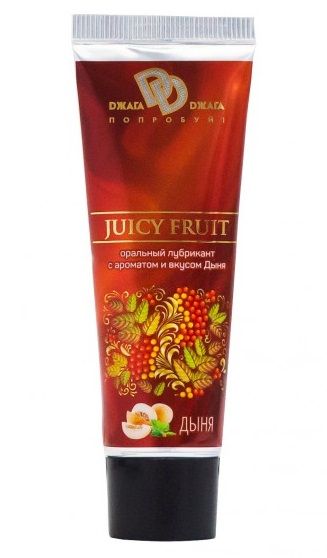 Интимный съедобный лубрикант JUICY FRUIT с ароматом дыни - 30 мл. - БиоМед - купить с доставкой в Евпатории