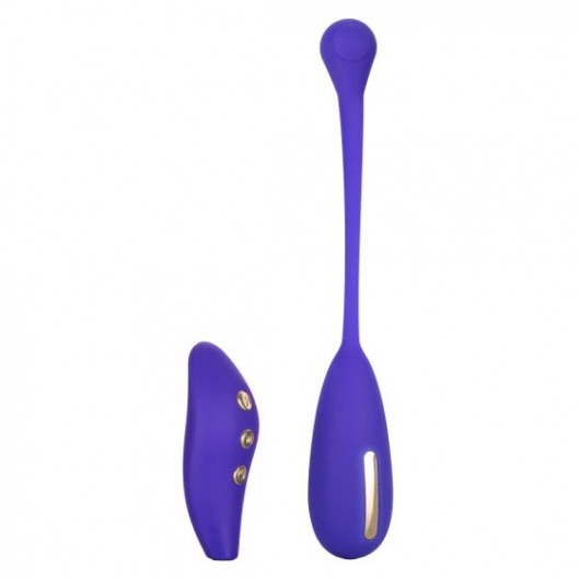 Фиолетовый шарик с электростимуляцией и вибрацией Intimate E-Stimulator Remote Kegel Exerciser - California Exotic Novelties - купить с доставкой в Евпатории