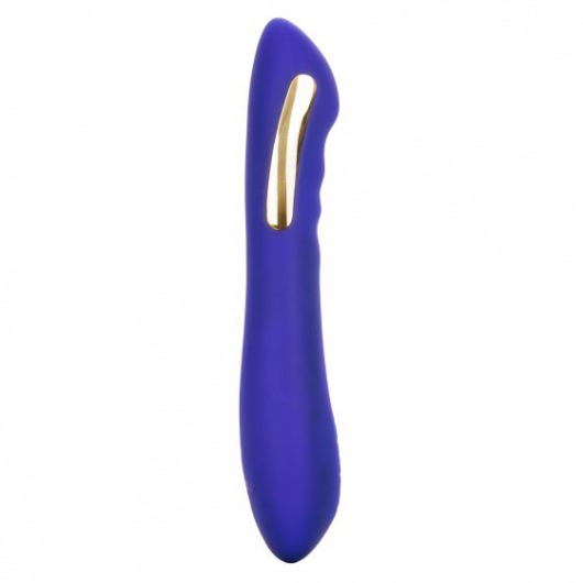 Фиолетовый вибратор с электростимуляцией Intimate E-Stimulator Petite Wand - 18,5 см. - California Exotic Novelties - купить с доставкой в Евпатории