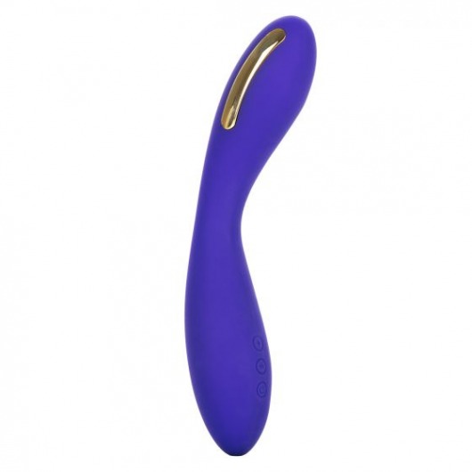 Фиолетовый вибратор с электростимуляцией Intimate E-Stimulator Wand - 21,5 см. - California Exotic Novelties - купить с доставкой в Евпатории