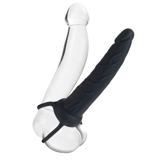 Насадка на пенис Silicone Love Rider Dual Penetrator для двойного проникновения - 14 см. - California Exotic Novelties - в Евпатории купить с доставкой