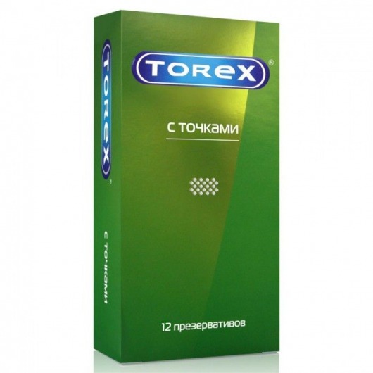 Текстурированные презервативы Torex  С точками  - 12 шт. - Torex - купить с доставкой в Евпатории