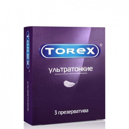 Презервативы Torex  Ультратонкие  - 3 шт. - Torex - купить с доставкой в Евпатории